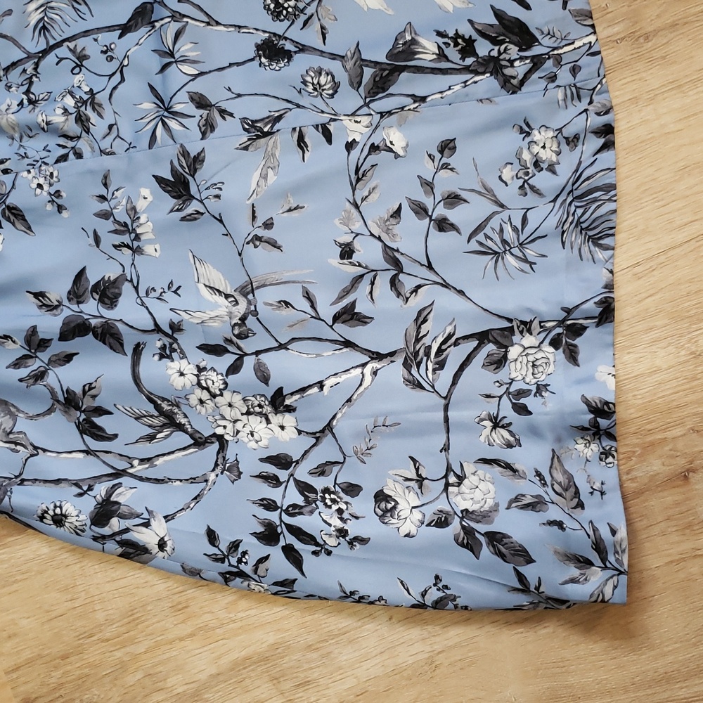 RARE, NWOT J.Crew Collection Rati Monkey A-line Silk Skirt, Size 12 - Picture 10 of 11